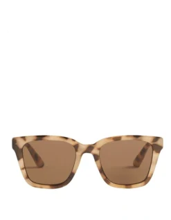 Danielle D Frame Sunglasses In Milk Tort