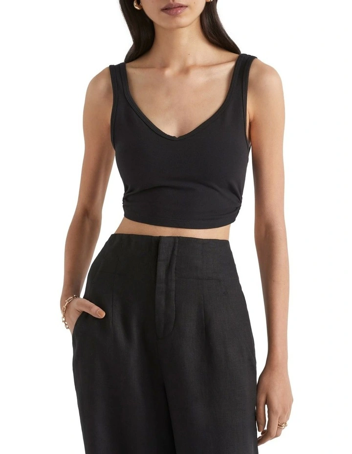 Ring Detail Cut Out Tank In Black 1 Ring Detail Cut Out Tank In Black