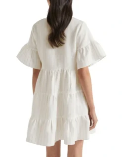 Linen Stripe Mini Dress -Heritage 945554050 4 720x928