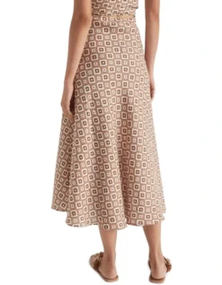 Floral Geo Midi Swing Skirt -Heritage 945554230 4 720x928