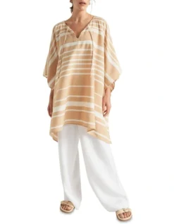 Stripe Tie Kaftan