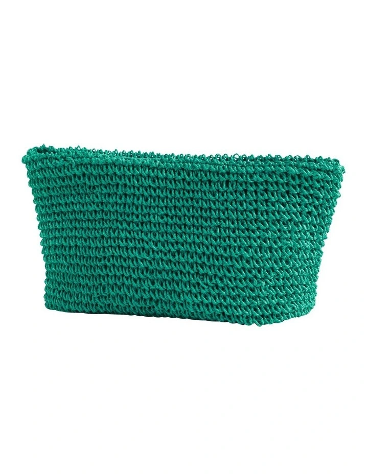 Logo Straw Pouch In Green 1 Logo Straw Pouch In Green