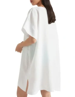 Linen Boatneck Kaftan -Heritage 962101000 962088580 3 720x928