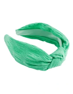 Gingham Knot Headband