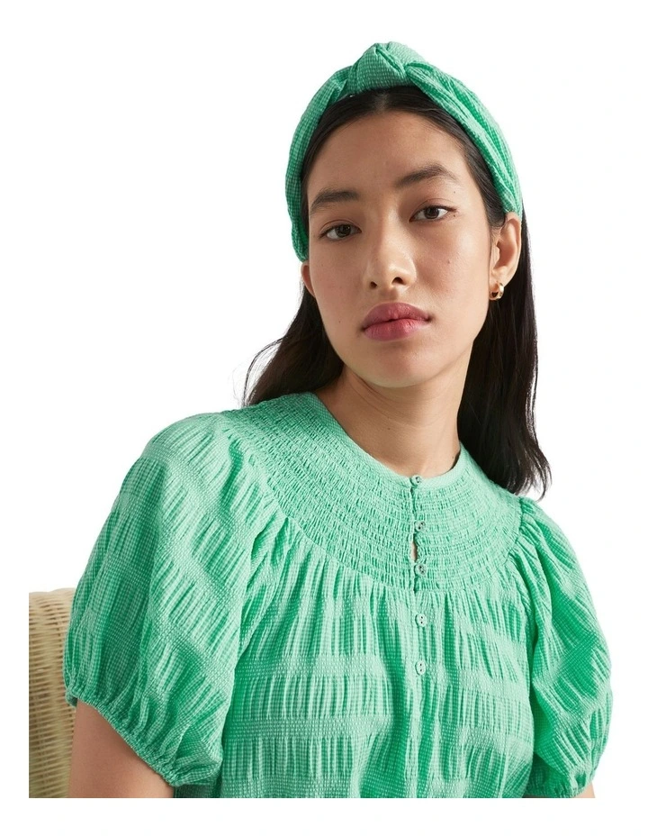 Gingham Knot Headband 2 Gingham Knot Headband - Image 2