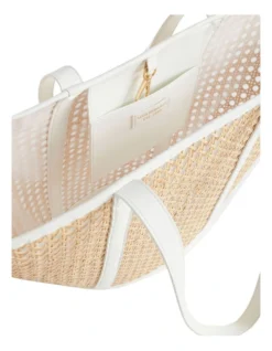 Caged Rattan Tote In White 9 Caged Rattan Tote In White -Heritage 962103250 962092090 5 720x928
