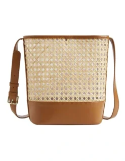 Rattan Cross Body Bag