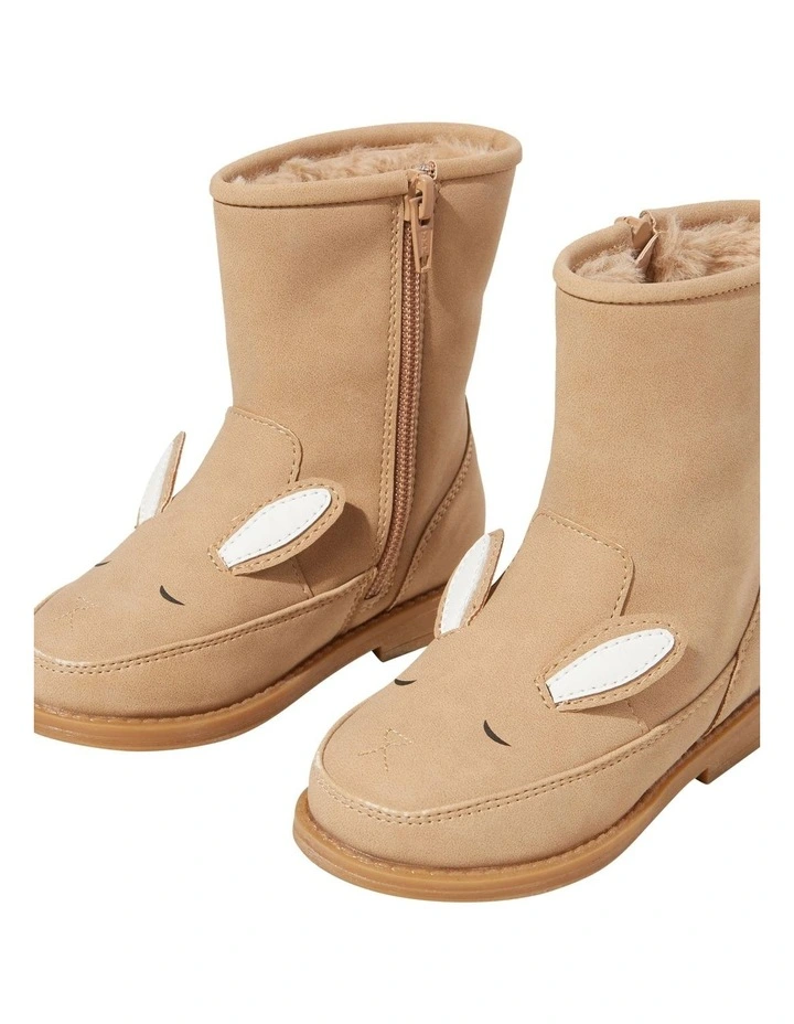 Bunny Boot In Tan 2 Bunny Boot In Tan - Image 2