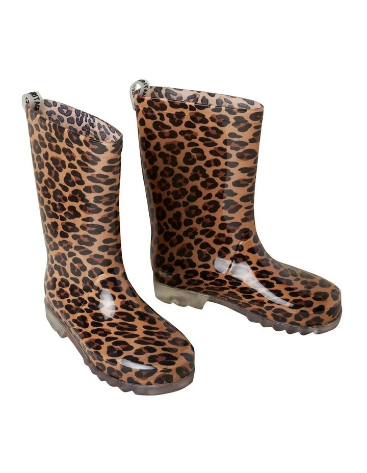Ocelot Light Up Gumboot In Multi 2 Ocelot Light Up Gumboot In Multi - Image 2