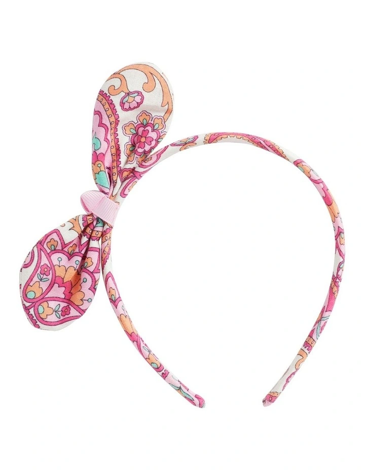 Paisley Bow Headband 1 Paisley Bow Headband