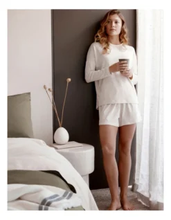 Jersey Pyjama Short In Oat Marle 9 Jersey Pyjama Short In Oat Marle -Heritage 974263150 5 720x928