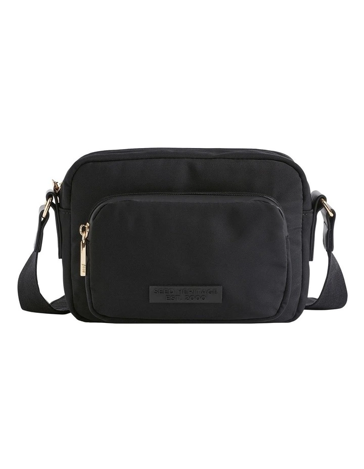 Heritage Logo Camera Bag In Black 1 Heritage Logo Camera Bag In Black