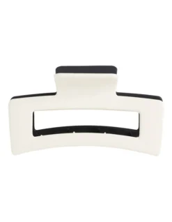 Two Tone Claw In Black/ White