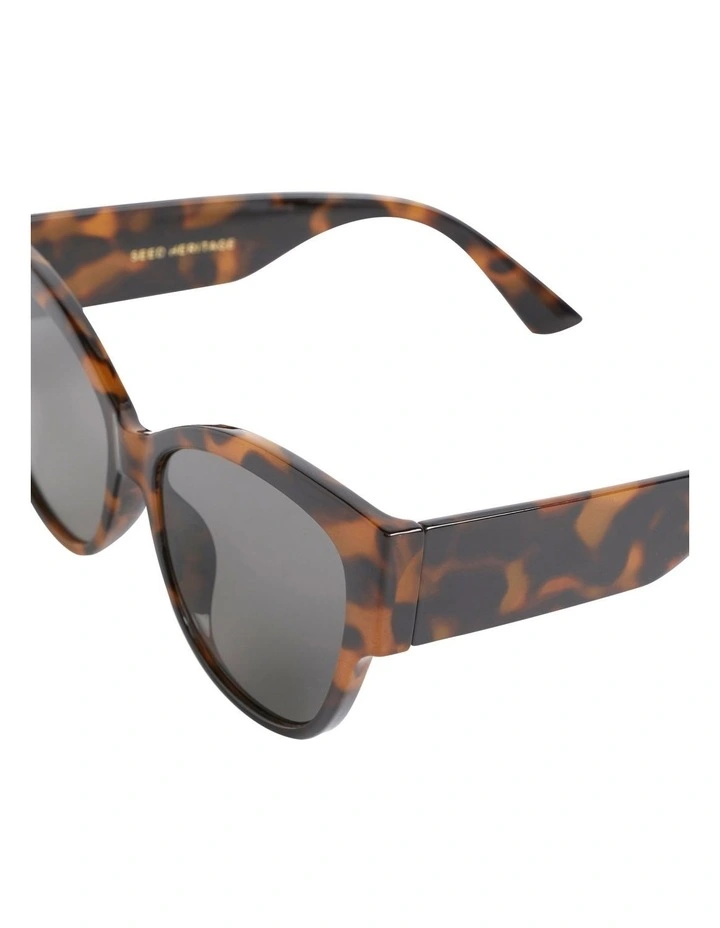 Bella Oversized Sunglasses In Brown Tort 2 Bella Oversized Sunglasses In Brown Tort - Image 2