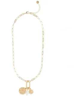 Sun Chain Necklace In Gold