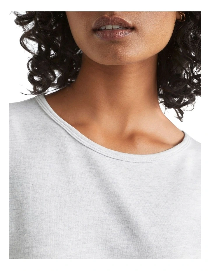 Core Asymmetrical Top In Grey 2 Core Asymmetrical Top In Grey - Image 2