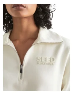 Core Heritage Logo Sweat In Cream -Heritage 984287530 984252970 3 720x928