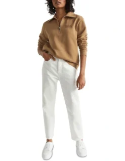 Core Heritage Logo Sweat In Brown