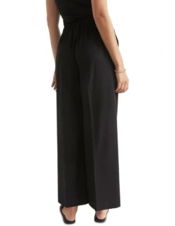 Wide Leg Elasticated Pant In Black -Heritage 984289690 984276730 4 720x928
