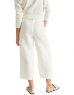 Linen Blend Cropped Pant In Cream -Heritage 984289960 984279700 4 720x928