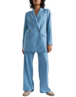 Relaxed Blazer In Blue