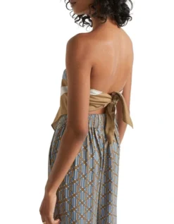 Linear Print Square Scarf -Heritage 984308950 4 720x928