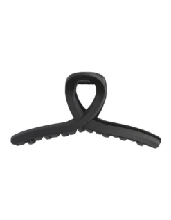 Curved Hair Claw In Black
