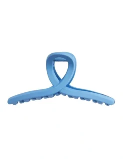 Curved Hair Claw In Blue