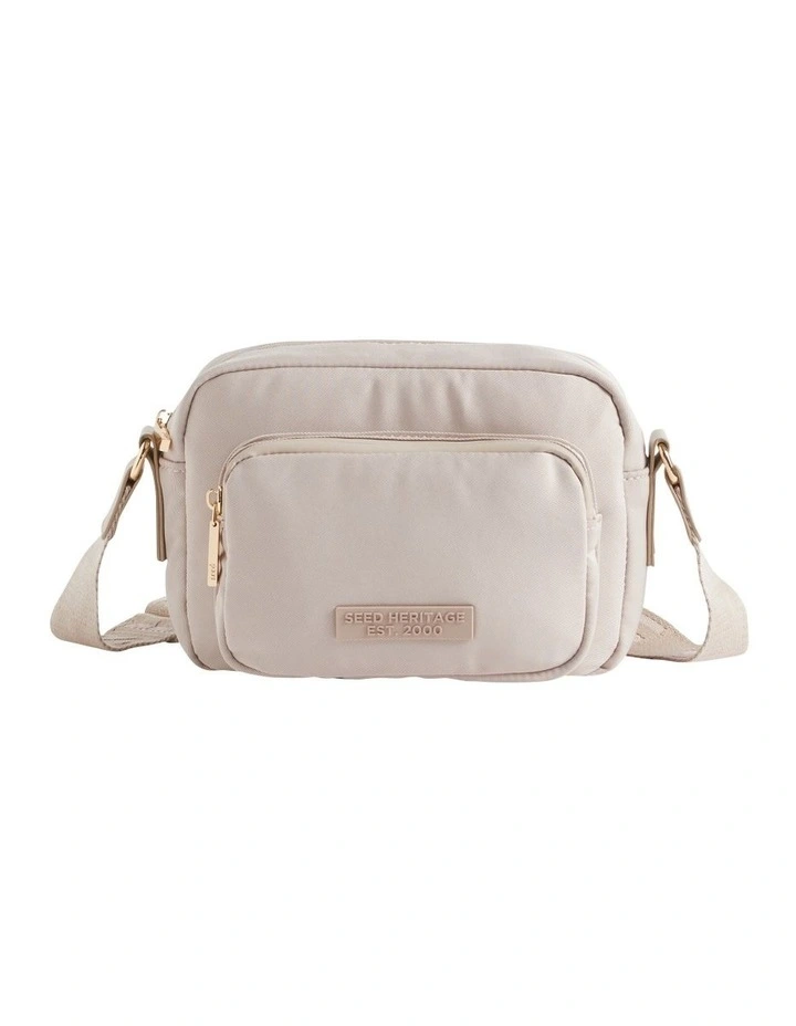 Heritage Logo Camera Bag In Grey 1 Heritage Logo Camera Bag In Grey