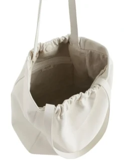 Rouched Leather Tote -Heritage 984311920 984304630 5 720x928