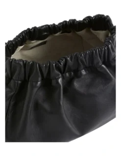 Rouched Leather Clutch In Black -Heritage 984312370 984305080 4 720x928