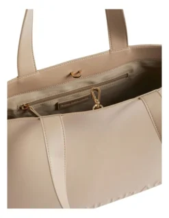 Logo Detail Tote In Brown 9 Logo Detail Tote In Brown -Heritage 984312640 984305440 5 720x928