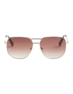 Kyle Metal Sunglasses In Gold