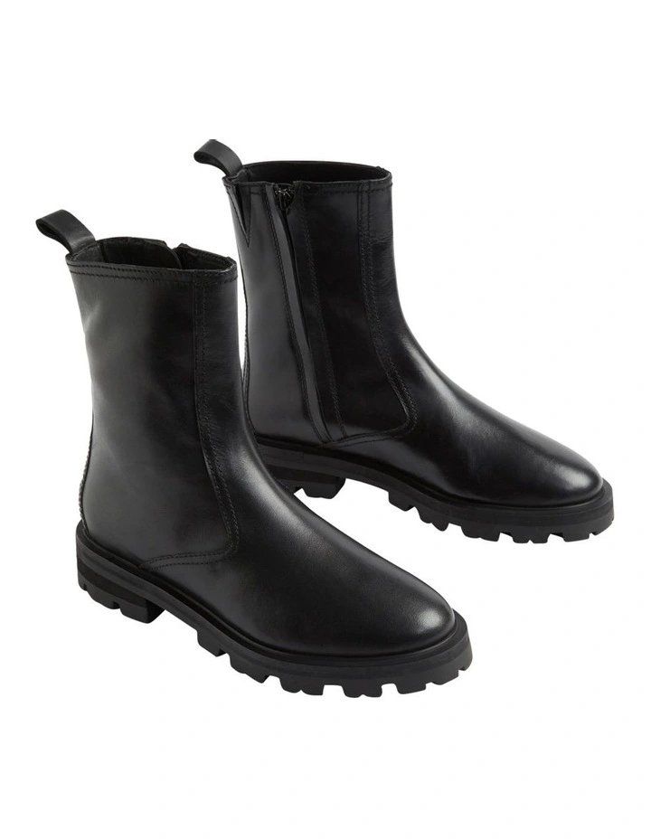 Megan Ankle Boot In Black 3 Megan Ankle Boot In Black - Image 3