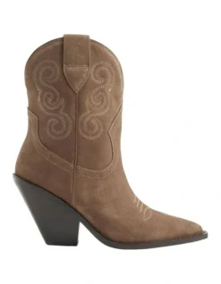 Eleanor Western Boot In Brown