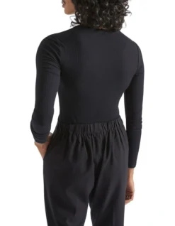 Core Rib Crew Neck Top In Black 5 Core Rib Crew Neck Top In Black -Heritage 988420330 988363450 4 720x928