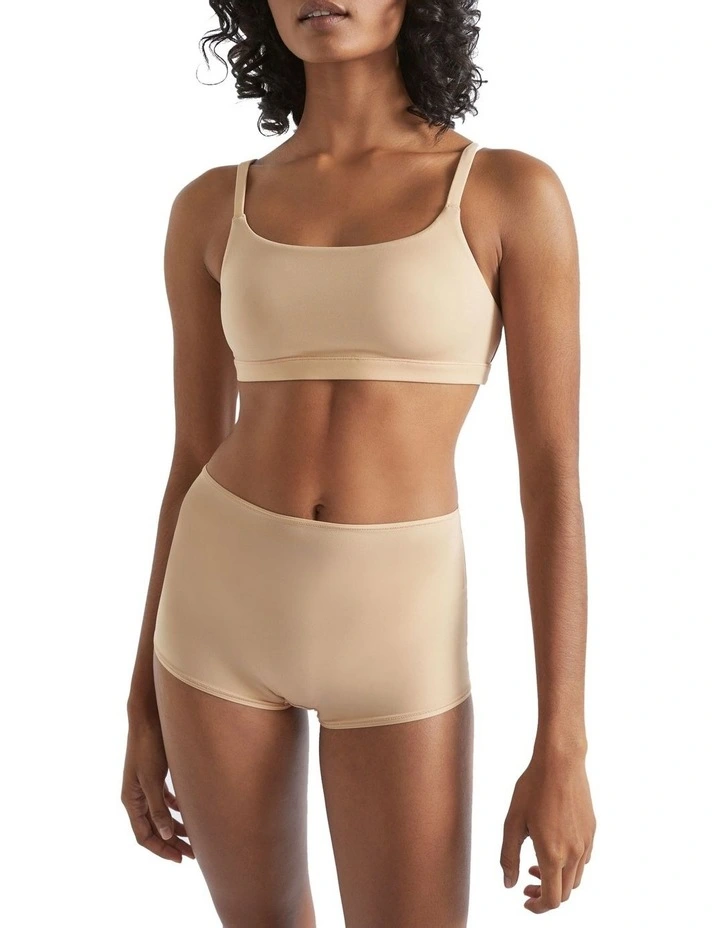Basic Bralette In Beige 2 Basic Bralette In Beige - Image 2
