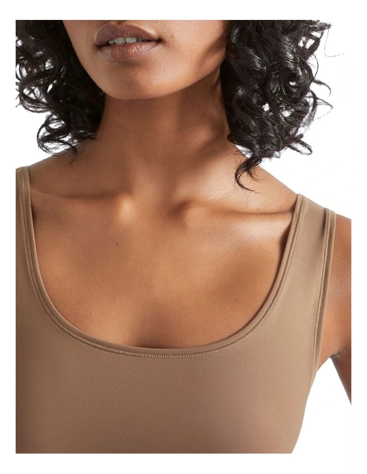 Basic Camisole In Brown 2 Basic Camisole In Brown - Image 2