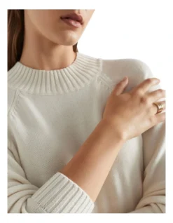 Tie Waist Midi Knit Dress In Cream 6 Tie Waist Midi Knit Dress In Cream -Heritage 988421860 988380910 3 720x928