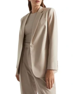 Boyfriend Blazer In Grey