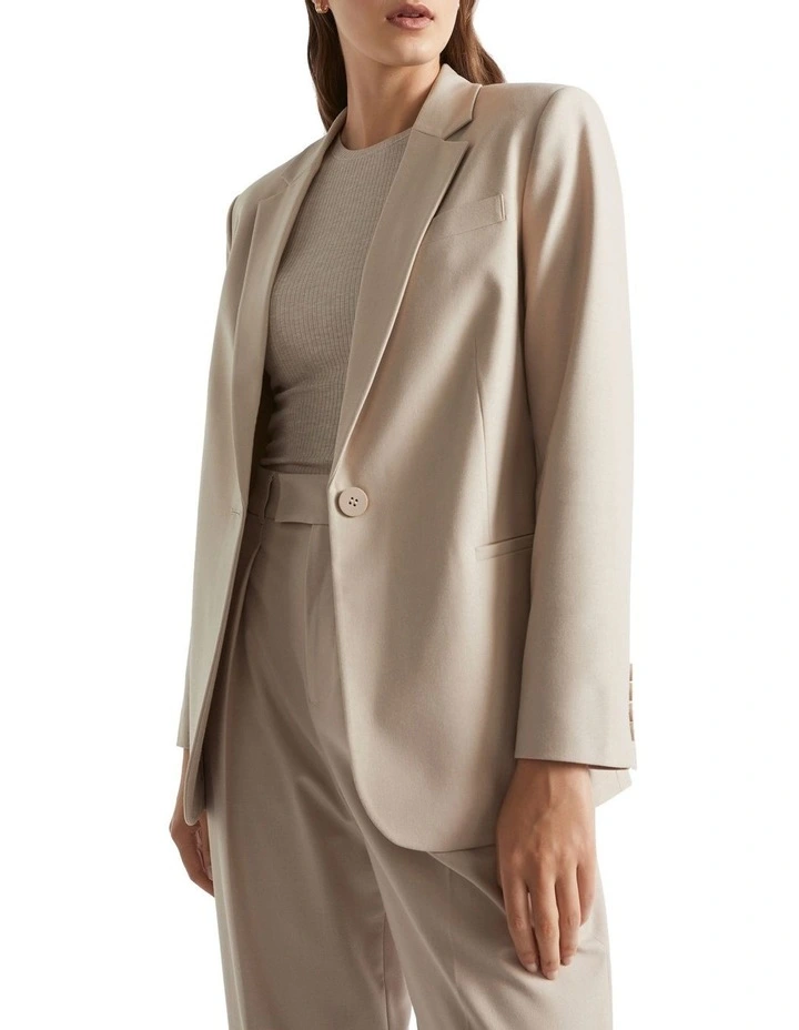 Boyfriend Blazer In Grey 1 Boyfriend Blazer In Grey