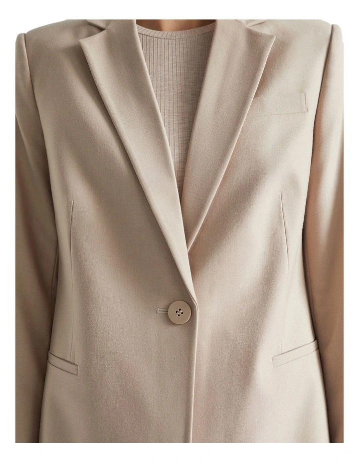 Boyfriend Blazer In Grey 2 Boyfriend Blazer In Grey - Image 2