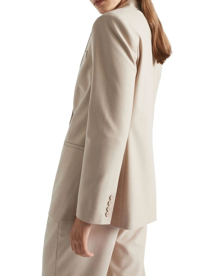 Boyfriend Blazer In Grey 4 Boyfriend Blazer In Grey - Image 4