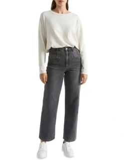 Easy Speckle Knit In Cream