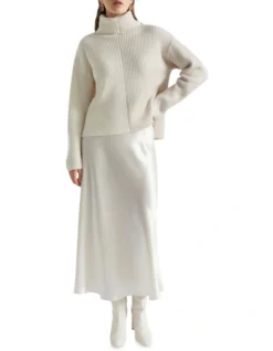 Two Tone Knit In Cream