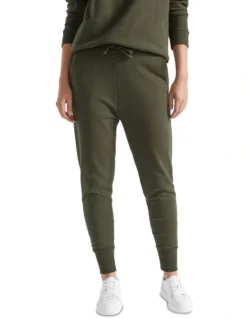 Heritage Logo Terry Trackpant In Green