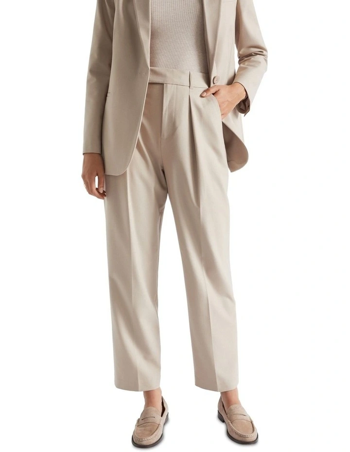 Pleat Front Trouser In Grey 2 Pleat Front Trouser In Grey - Image 2