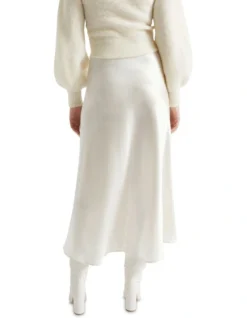 Satin Maxi Skirt In Cream -Heritage 988424830 7 720x928
