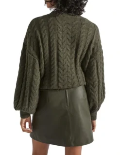 Leather A Line Mini Skirt In Green 7 Leather A Line Mini Skirt In Green -Heritage 988424920 988409350 4 720x928