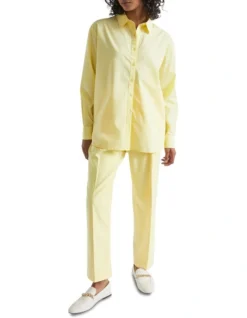 Poplin Button Down Shirt In Yellow -Heritage 988426270 988419250 3 720x928